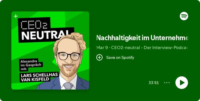 Vorschau der Podcast-Folge „Nachhaltigkeit im Unternehmen: Eine Investitionsentscheidung" bei CEO2neutral